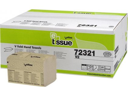 Ručníky Celtex papírové skládané BIO E-Tissue New 3000 ks, 2vrstvy [7025817]