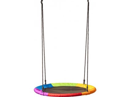 Hračka Woody Houpací kruh  (průměr 100cm), duhový [6950733]
