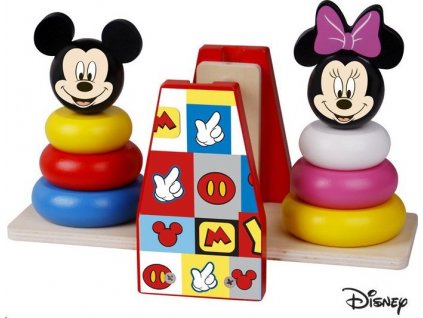 Hračka Disney baby dřevěná balanční hra Mickey [6002817]
