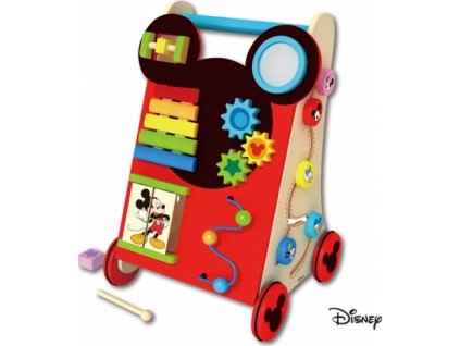 Hračka Disney baby dřevěné aktivní chodítko Mickey [6002827]