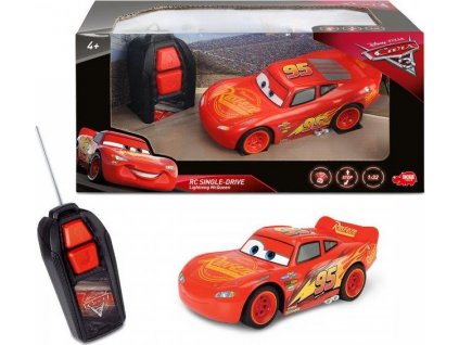 Auto Dickie RC Cars 3 Blesk McQueen Single Drive 1:32, 1kan [6953811]