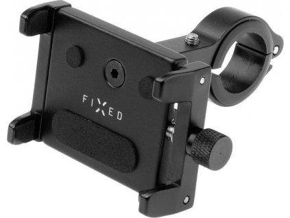 Držák FIXED Hliníkový držák mobilního telefonu na kolo FIXED Bikee ALU, černý [7380121]