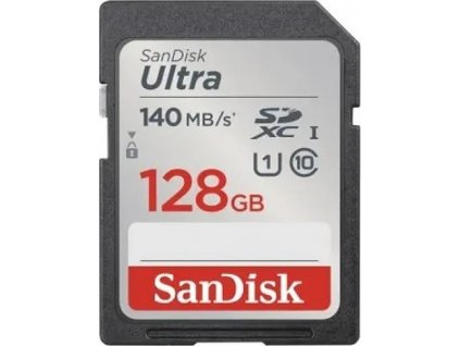 Paměťová karta Sandisk Ultra 128 GB SDXC 140 MB/s, Class 10, UHS-I [28071290]