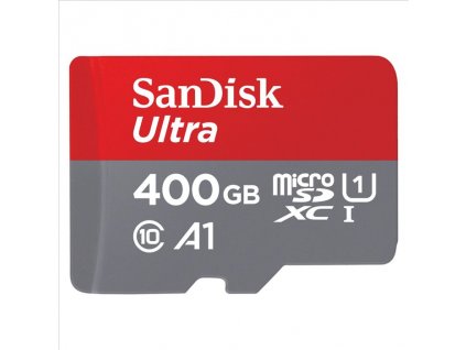 Paměťová karta Sandisk Ultra microSDXC 400 GB 120 MB/s  A1 Class 10 UHS-I, s adaptérem [28454505]