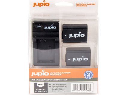 Set Jupio 2x NP-FW50 - 1080 mAh + USB nabíječka [5498454]