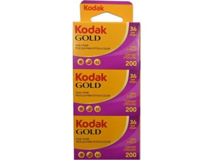 Kinofilm Kodak Gold GB 200/36 3 pack [551228]