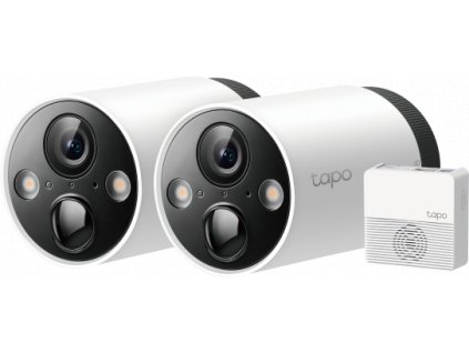 Kamerový set TP-Link Tapo C420S2 4MPx, venkovní, IP, WiFi, přísvit, baterie [52932351]