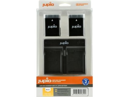 Set Jupio 2x EN-EL14(A) 1100mAh + USB duální nabíječka [54982103]