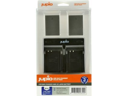 Set Jupio 2x BLN-1 (BLN1) 1220 mAh + USB duální nabíječka [54983582]