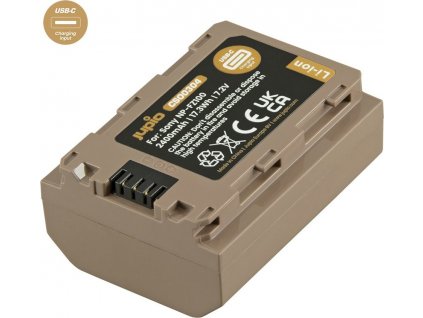 Baterie Jupio NP-FZ100 *ULTRA C*  2400mAh s USB-C vstupem pro nabíjení [5498416]