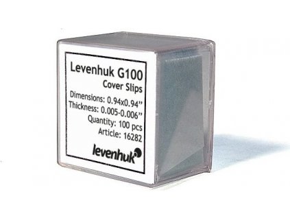 Příslušenství Levenhuk G100 Sada krycích skel 100ks [54140013]