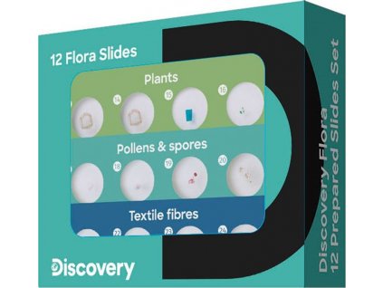 Příslušenství Discovery Flora 12 Prepared Slides Set - sada hotových preparátů [5732004]