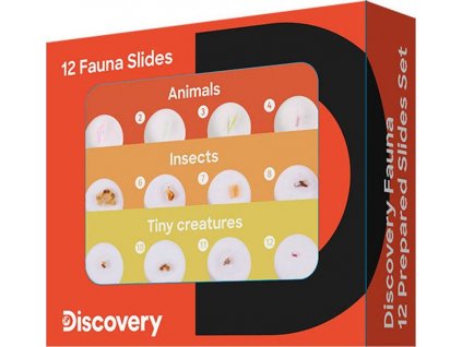 Příslušenství Discovery Fauna 12 Prepared Slides Set - sada hotových preparátů [5732003]