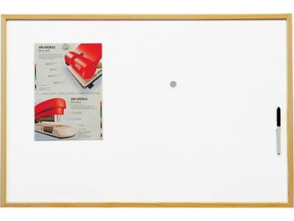 Tabule Classic magnetická Eco board 40 x 60 cm, lakovaný povrch, dřevený rám [3875200]