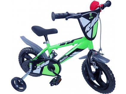 Dětské jízdní kolo Dino Bikes 412UL zelené 12" chlapecké [120410]