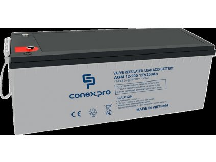 Baterie Conexpro AGM-12-200 VRLA AGM 12V/200Ah, T18  [52350030]