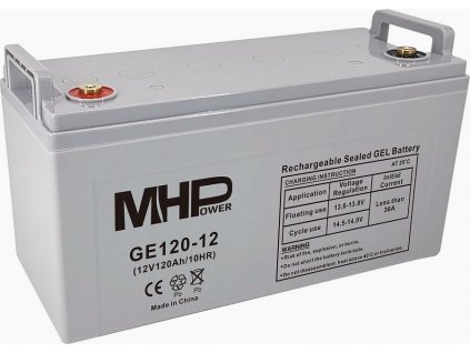 Baterie MHPower GE120-12 GEL, 12V/120Ah, T3-M8, Deep Cycle  [52350203]