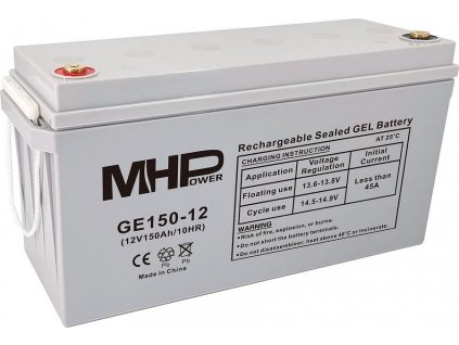 Baterie MHPower GE150-12 GEL, 12V/150Ah, T3-M8, Deep Cycle  [52350204]