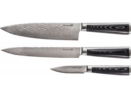 Sada nožů G21 Damascus Premium, Box, 3 ks [6002250]