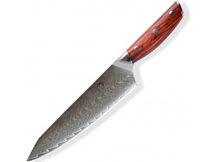 Nůž Dellinger Gyuto / Chef Kiritsuke 8,5" (215mm) Rose-Wood Damascus