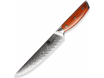 Nůž Dellinger plátkovací Carving 8,5" (210mm) Rose-Wood Damascus