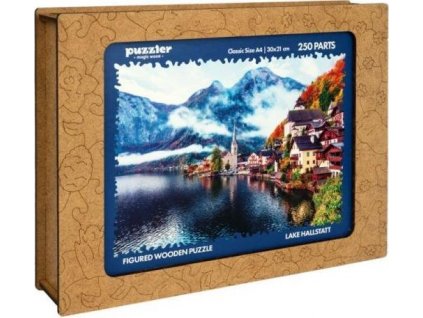Puzzle Puzzler dřevěné, barevné - Halštatské jezero [6950293]