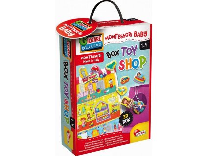 Hračka Liscianigioch Montessori Baby Box Toy Shop - Vkládačka hračky [6002953]