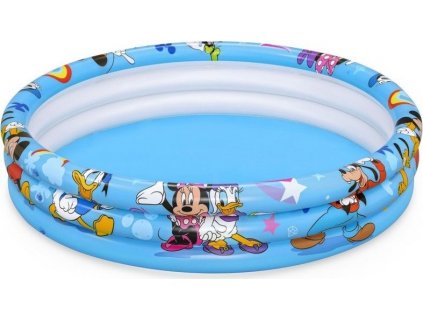 Bazén Bestway nafukovací Mickey, 1,22 m, výška 25 cm [6954631]