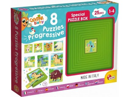 Hračka Liscianigioch Carotina Baby 9 Puzzle - Farma [6904482]