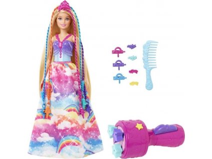 Panenka Mattel Barbie Princezna s barevnými vlasy [6002865]