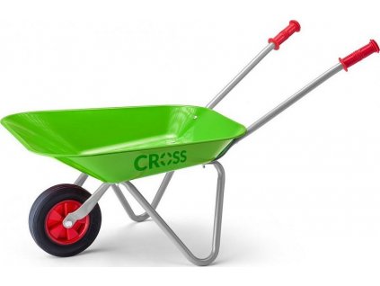 Zahradní kolečko CROSS zelené, kovové