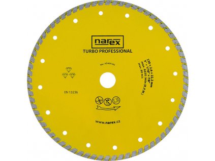 Diamantový kotouč Narex TURBO PROFESSIONAL 230 mm [63604048]