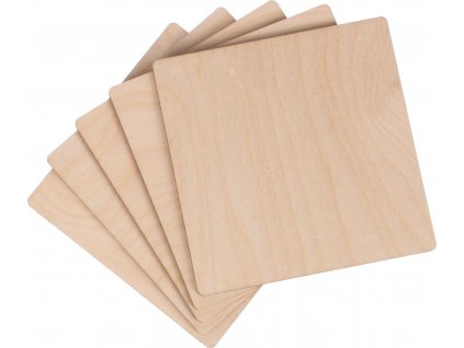 Deska Sixtol dřevěná  CREATIVE WOOD SET 5, 10 x 10 x 0,4cm  [6363052]