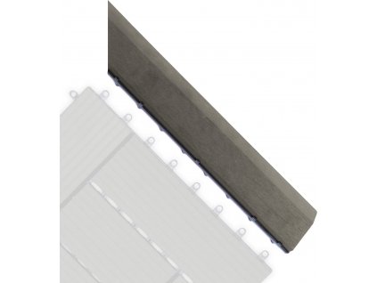 Přechodová lišta G21 Incana pro WPC dlaždice, 38,5 x 7,5 cm rohová (pravá) [63910063]