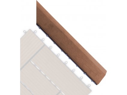 Přechodová lišta G21 Třešeň pro WPC dlaždice, 38,5 x 7,5 cm rohová (pravá) [63910073]