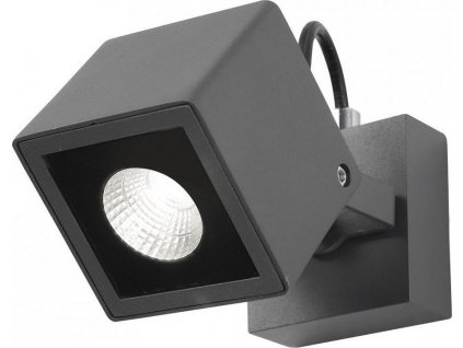 Svítidlo Nova Luce FOCUS WALL GREY nástěnné, IP 54, 6 W [611021]