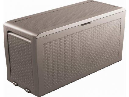 Zahradní box Keter Samoa Rattan Box 270L cappuccino [610247]