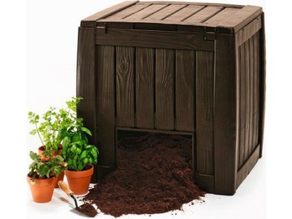 Kompostér Keter Deco kompostér 340 L whiskey hnědá [610340]