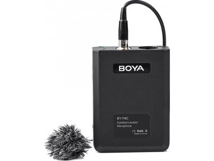 Mikrofon BOYA BY-F8C směrový klopový, XLR [5494030]