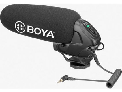 Mikrofon BOYA BY-BM3030 kondenzátorový směrový pro fotoaparáty [54940105]