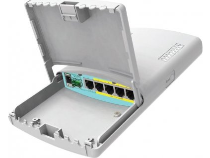 RouterBoard Mikrotik RB960PGS-PB PowerBox Pro 5xGLAN (4x PoE-OUT), Outdoor, nap. adaptér, ROS L4, mont.set [52949898]