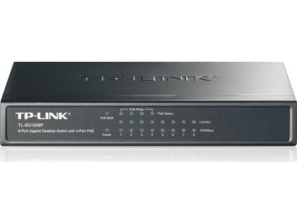 Switch TP-Link TL-SG1008P 8x GLAN, 4xPOE, 56W, kov [5245150]