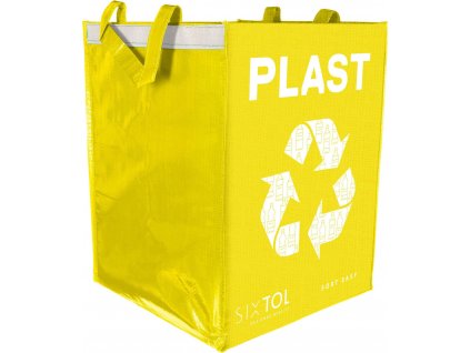 Taška Sixtol na tříděný odpad Sort Easy Plastic 30 x 30 x 40 cm, 36 l