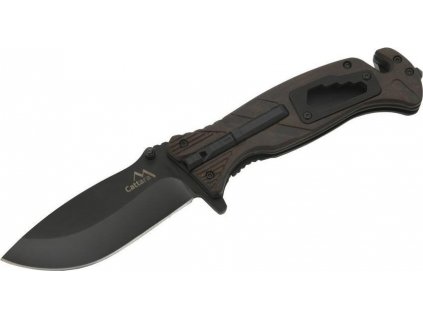 Nůž Cattara BLACK BLADE zavírací s pojistkou 21,7 cm [63603327]