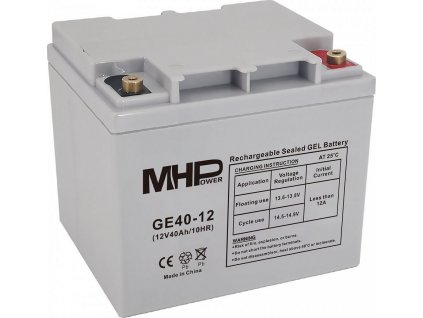 Baterie MHPower GE40-12 GEL, 12V/40Ah, T1-M6, Deep Cycle  [523502]