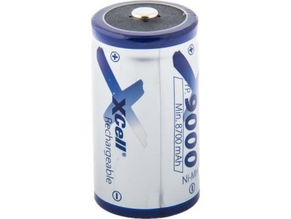 Baterie Avacom Xcell D (velký monočlánek) LR20R, 9000mAh Ni-MH 1ks Bulk - nabíjecí [5533063]