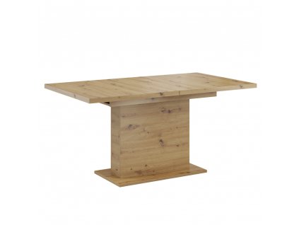 Jídelní rozkládací stůl, dub artisan, 160-200x90 cm, BOBA