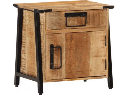 Noční stolek 40 x 30 x 42 cm masivní mangovníkové dřevo [358917]