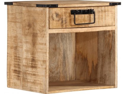 Noční stolek 40 x 30 x 37 cm masivní mangovníkové dřevo [358914]