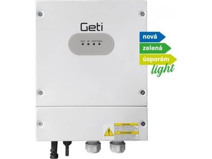 Regulátor Geti GWH01 solární MPPT 4kW pro ohřev vody, výstup 230V, vstup 350V [52800027]